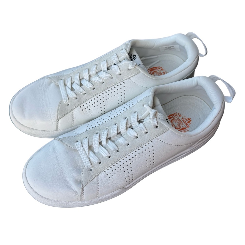 Le Tigre Women’s Tompkins 1977 White Leather Court Sneaker Athleisure Comfort - Picture 6 of 16